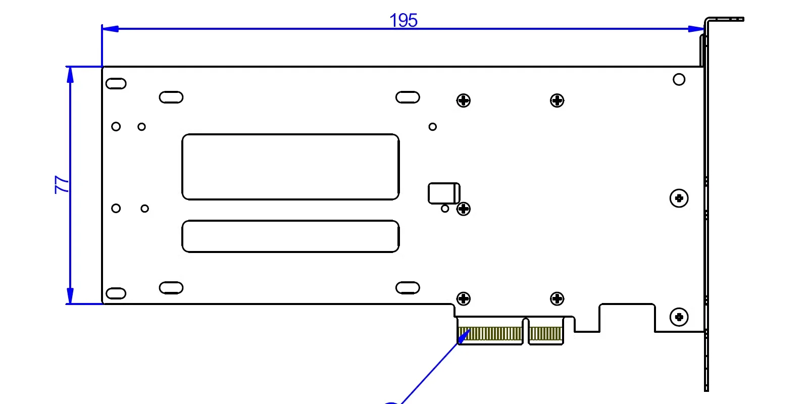 ADT PCIe 5.0 X4 zu U.2 SFF-8639 / U.3 SFF-TA-1001 / E1.S E3.S SFF-TA-1002 Adapterkarte PCI-E Gen5 X4 zu U.2 U.3 SSD-Erweiterung – Detail 26