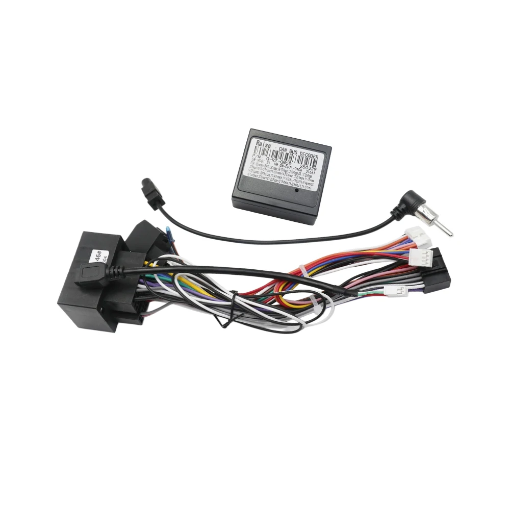 9 Inch 22.86cm Car Frame Fascia Canbus Box for Chevrolet Aveo 2 Sonic T300 2011-2015 Adapter Cable Radio Head Unit Panel Kit