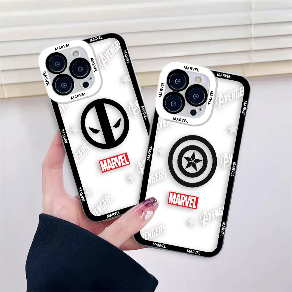 

Marvel Avengers Heroes Head Cover Clear Phone Case For REALME 5 6 7 7I 8 8I 9 9I 10 C67 C55 C53 C35 C33 C31 C30 PRO PLUS 5G Case