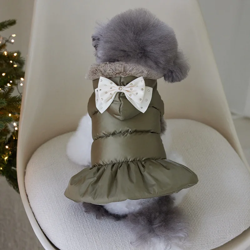 

Зимняя одежда для собак, мягкий плюшевый свитер с плюшевым мишкой, жилет, теплая милая одежда для домашних животных, одежда для плюшевого шнауцера, одежда для щенков