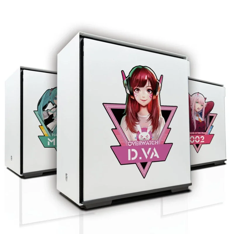 Anime Vinly Sticker for PC Case, Cartoon Decorative Decal for PC Case Skin, Suitable for PS5 Body, Waterproof and Easy To Remove