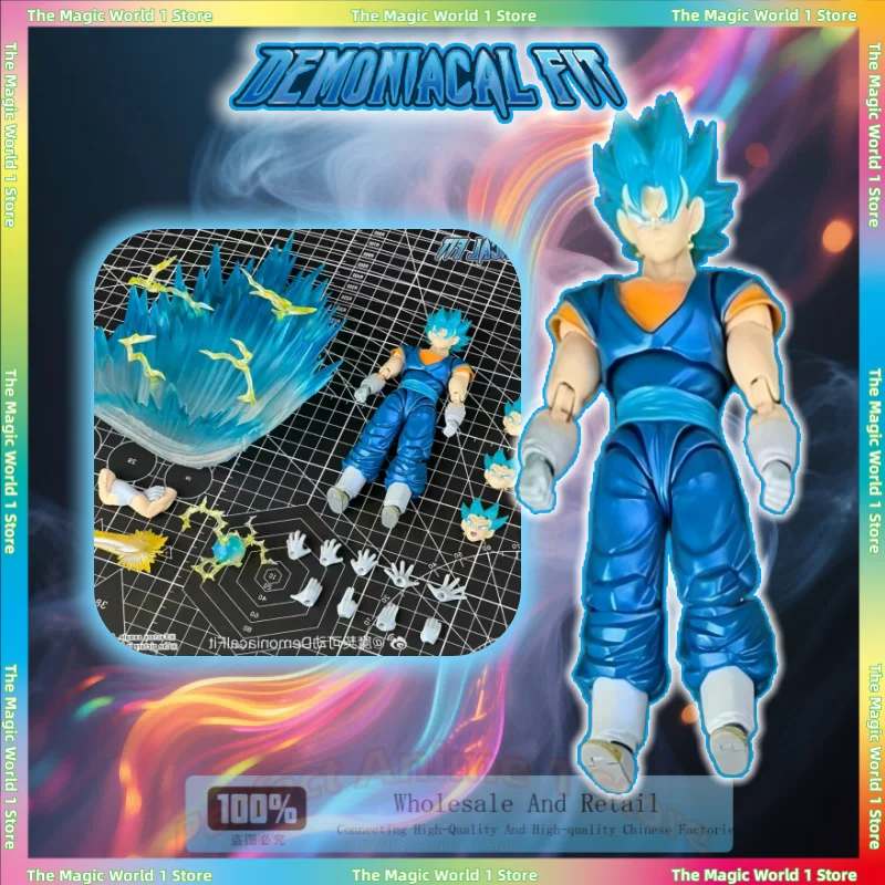 Novo SHF Demoniacal Fit Ultimate Ace The Power of Gods Fear Vegeta Coleção de bonecos de ação de 6 polegadas