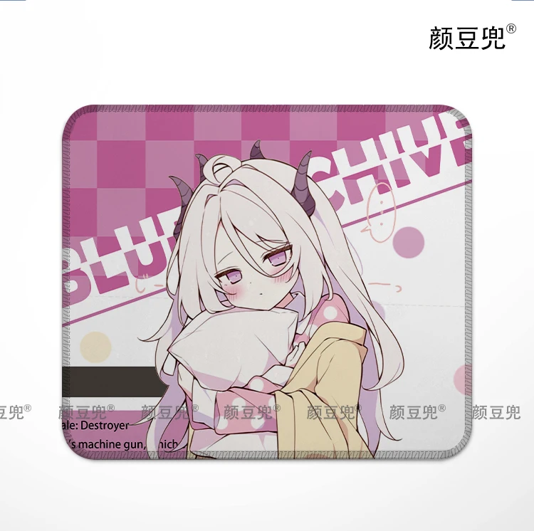 Imagem -06 - Grande Anime Arquivo Azul Mousepad Gaming Mouse Pad Gamer Company Teclado Computer Desk Mats Sorasaki Hina