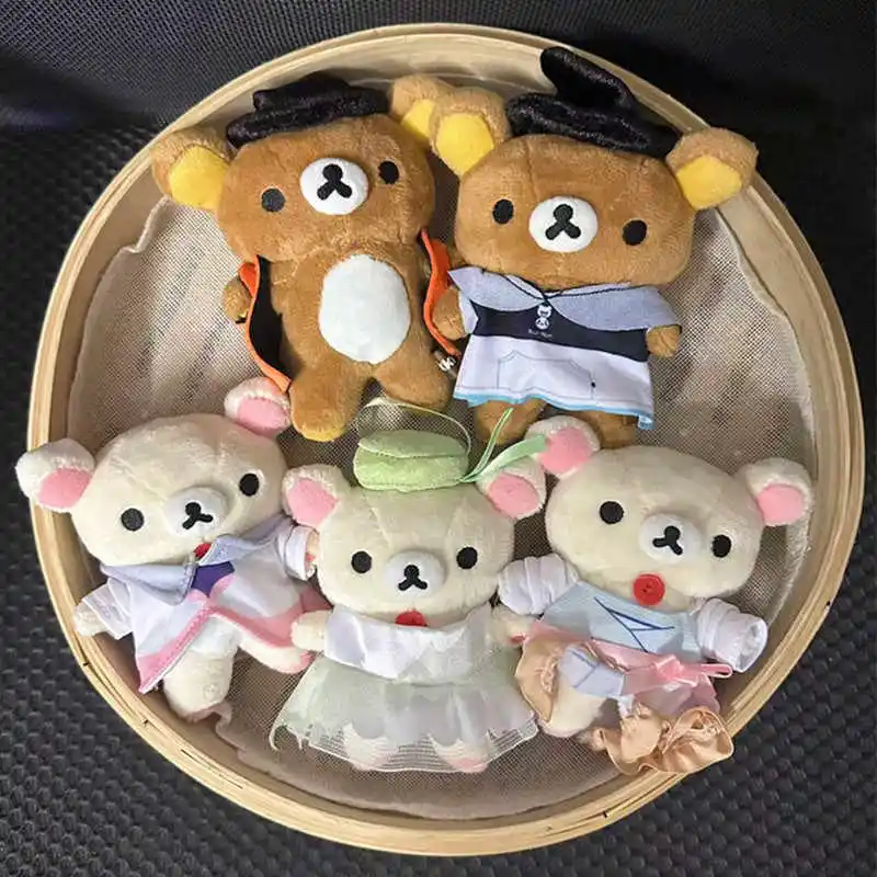 

Мультфильм аниме милый Rilakkuma Limited Store Manager плюшевая кукла новая сумка для девочек ювелирные изделия кулон игрушка брелок украшение подарок на день рождения