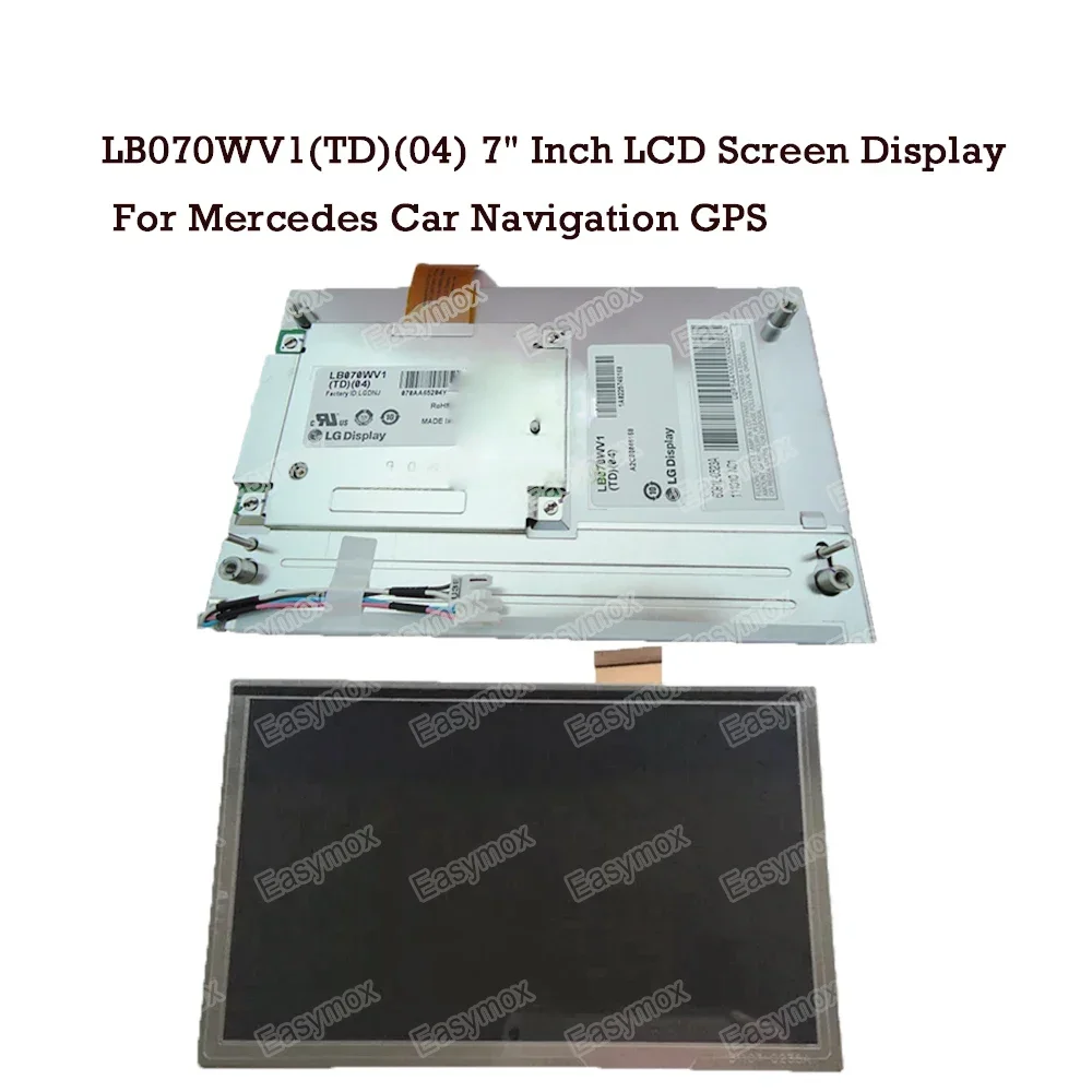 

7" LB070WV1-TD04 LB070WV1(TD)(04) LCD screen Display for Mercedes Car Navigation GPS Screen Repair