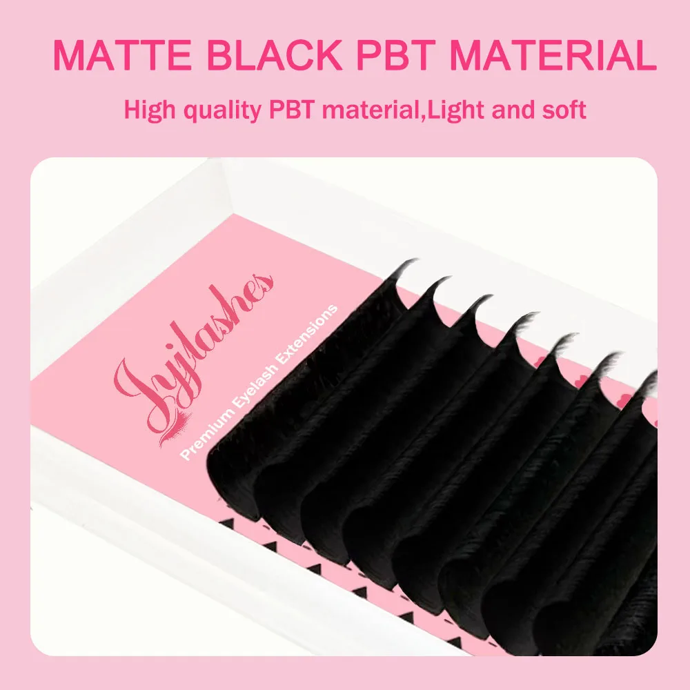 12rows Faux Mink Individual Eyelashes Maquiagem Classic Lashes Extensions Trays Cilios False Eyelash Extension Supplies All Size