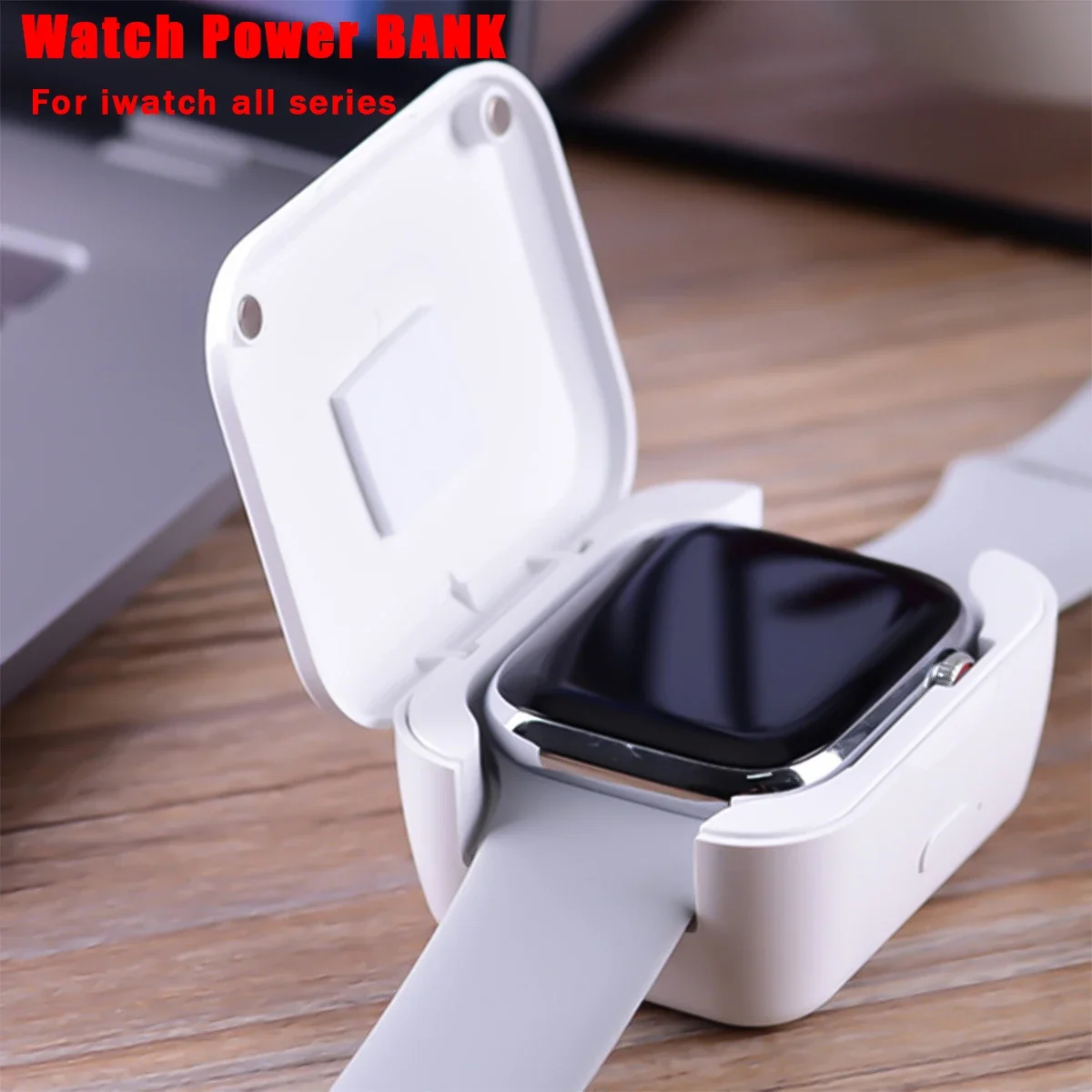 بنك طاقة سريع الساعة لساعة أبل 10 9 8 7 6 5 4 3 2 1 شاحن لاسلكي محطة قاعدة شحن محمولة لساعة iwatch