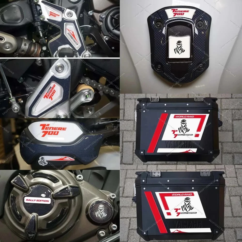 Para Yamaha Tenere 700 Rally Edição 2022 Acessórios Da Motocicleta tank pad Proteção Adesivo Impermeável Anti-scratch 3D Sticker