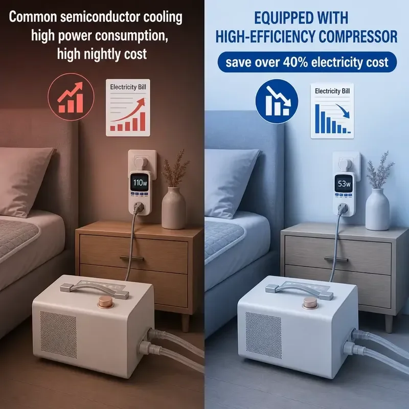 Electric Pet Beds Cooling and Heating Dual Water Circulation Mattress Topper Compressor Refrigeration Cooling Pad for Cats