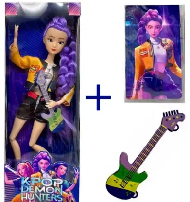 Complete Set Hunting Witch Group KPOP Dolls - Rumii, Mira, Zoe PVC Action Figure Collection for Fans