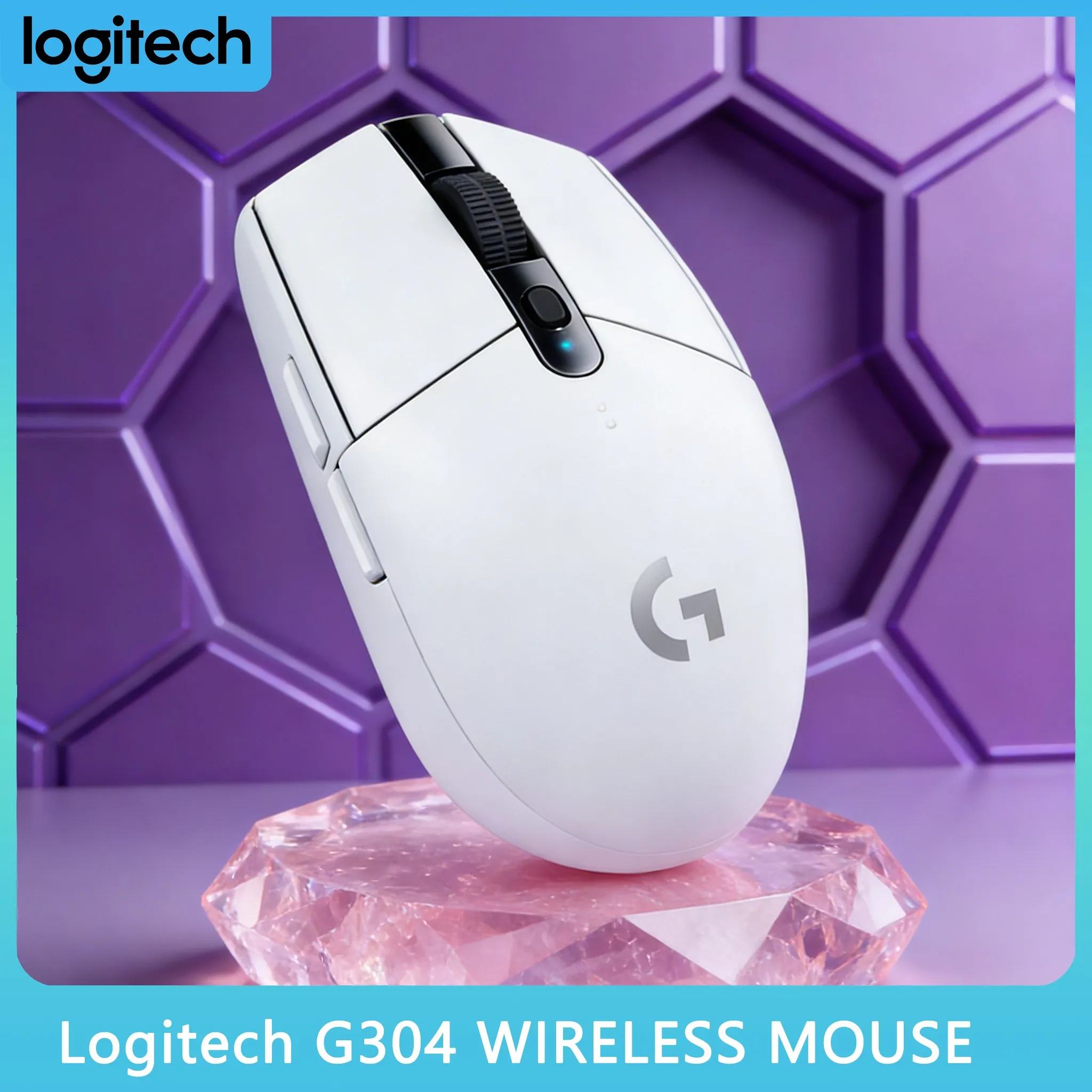 

Игровая мышь Logitech G304/G305 без проводов, без спутывания кабелей, для игр