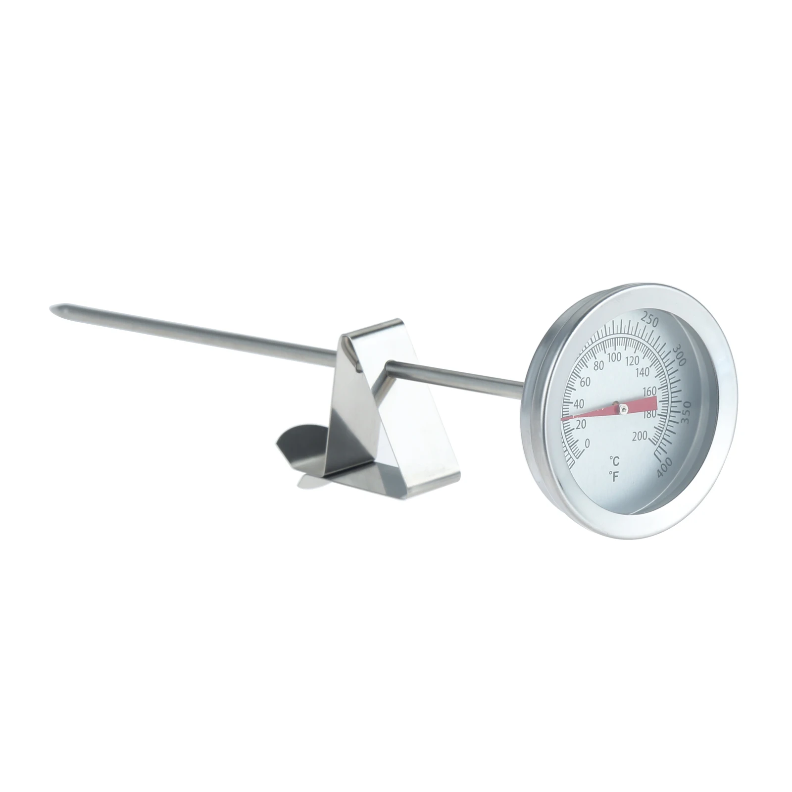 20cm Probe Stainless Steel Kitchen Food-Cooking Meat Coffee Thermometer for Milk Foam Frothing Chocolate Water Grill 32 To 400F