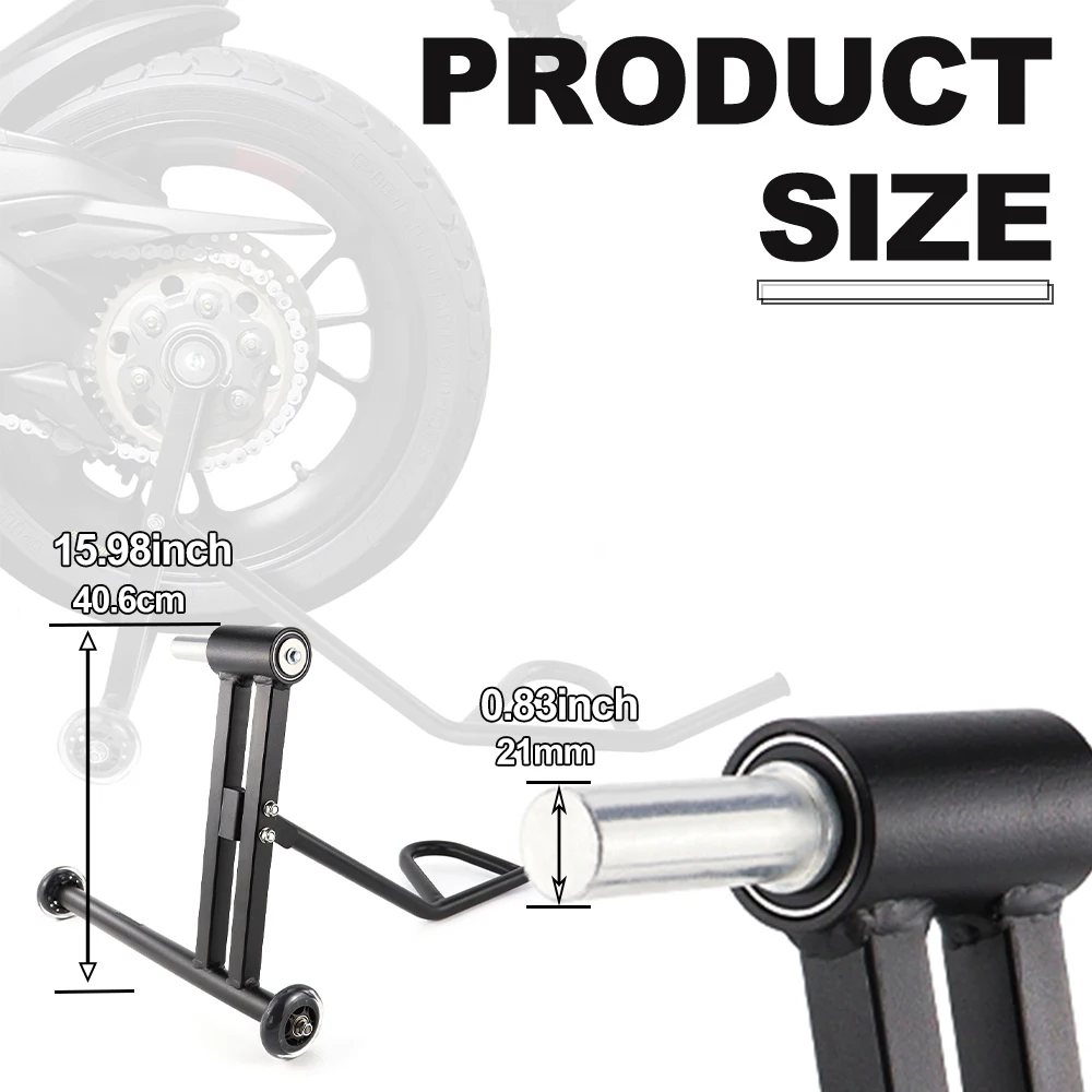 Motorcycle Single Sided Rear Paddock Stand Superbike Steel Single Arm Paddock Stand For Ducati Triumph MV Agusta BMW KTM 1190