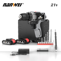 NANWEI Electric Hand Drill Household Electric Hand Drill Charging Tool Lithium Battery Multifunctional