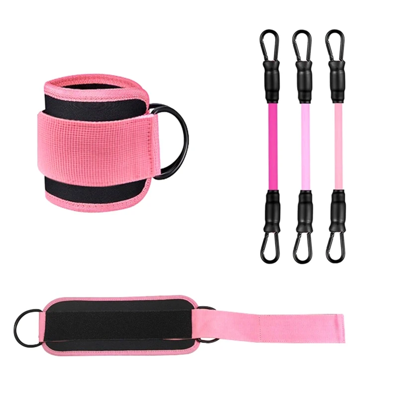 TPE Resistance Bands Ankle Straps Fitness Set Support Ankle Cuffs Yoga Guard Leg Strength Safety Extensions