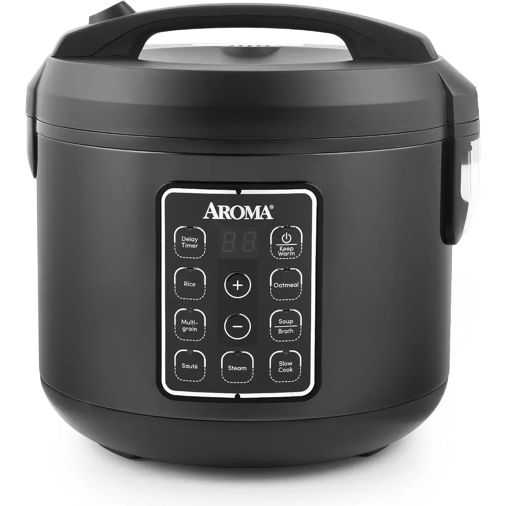 Rice Cooker 12-Cup (Cooked), Digital Rice & Grain Multicooker, Programmable Digital Controls with Automatic Keep Warm Mode