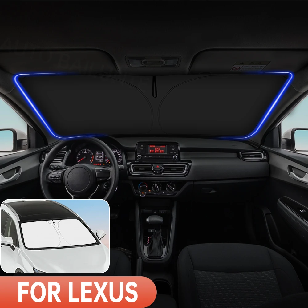 For Lexus NX NX250 NX350 NX350h NX450h+ Car Windshield Sunshade Cover Front Window Sun Shade Visor Car Interior UV Protection