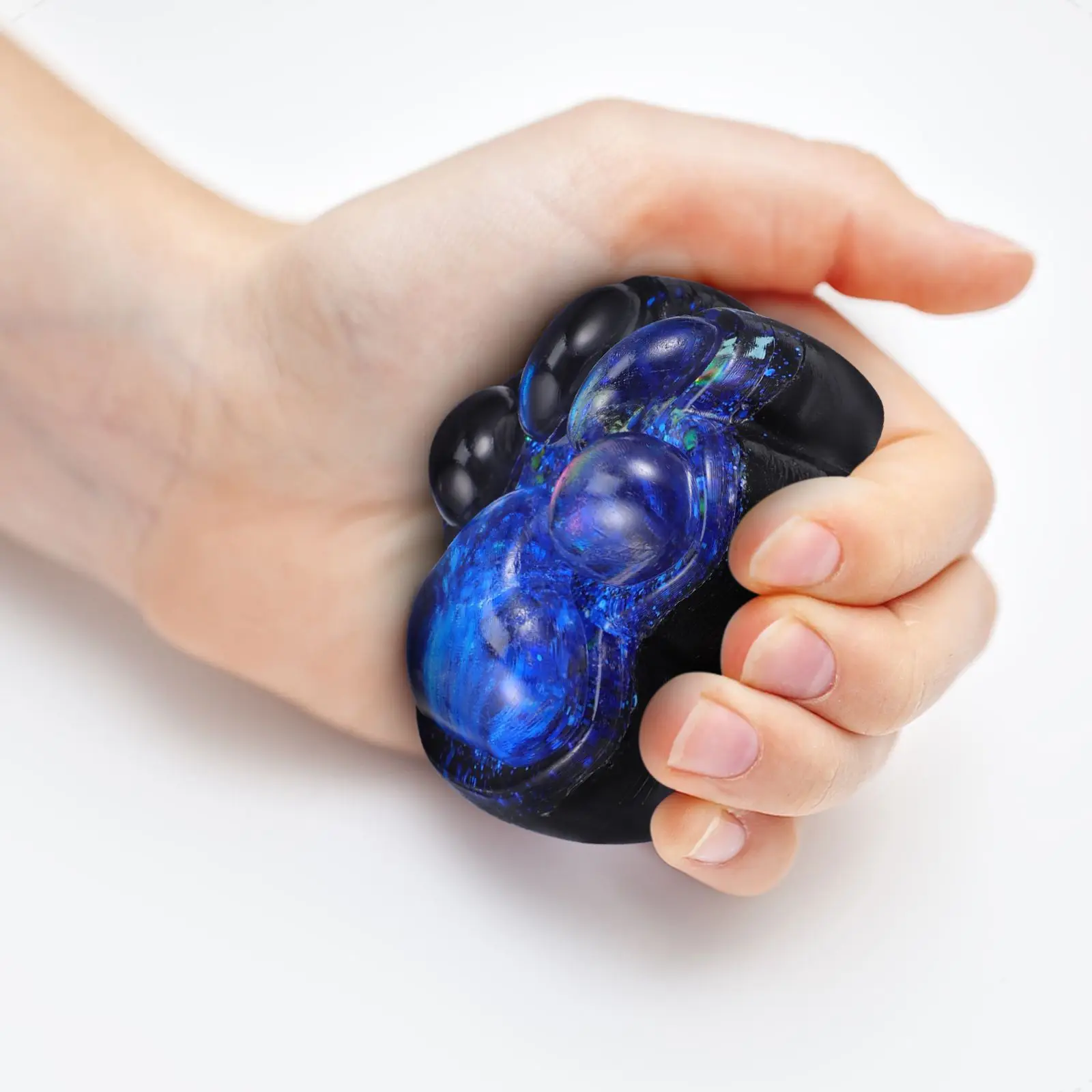 3 Pcs Black Cat Squeeze Toys Adorable Paw Design Soft Safe TPR Material Fidget Toy for Kids Adults Party Favor