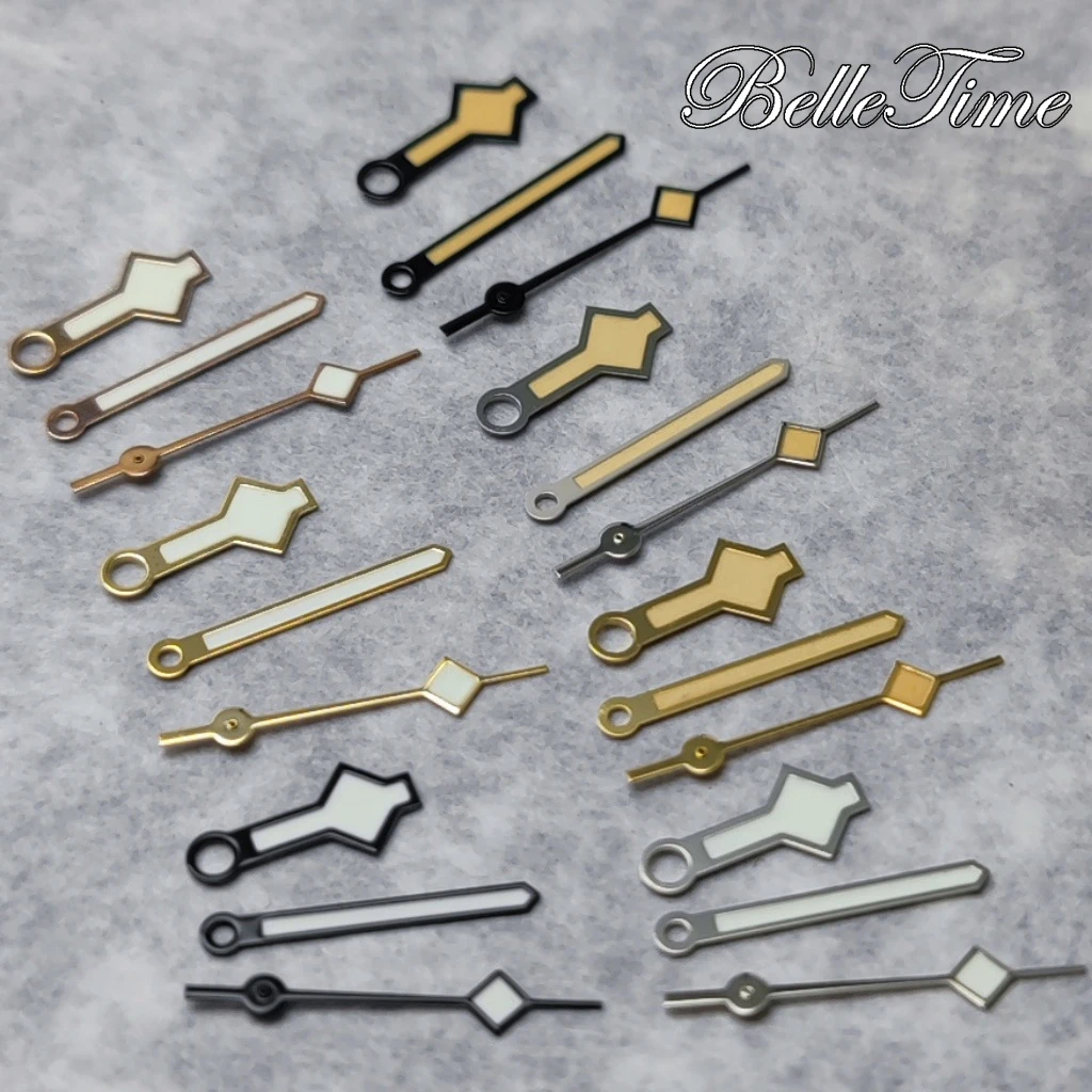 Silver/ Black/Gold/Rose Gold/Silver Orange/Golden Orange/Black Orange C3 Green Luminous Watch Hands For NH35 NH36 NH38 Movement