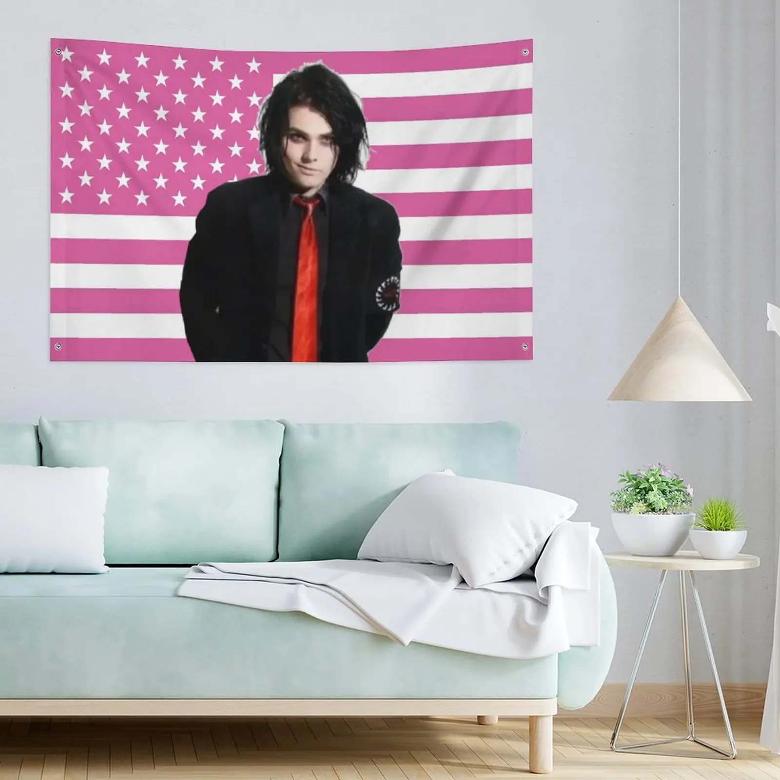 1 قطعة جيرارد آرثر الطريق الديكورات في الهواء الطلق أعلام مضحكة لغرف النوم ديكور المنزل المرآب فلوجا غرفة الحلي قماش مزخرف جداري العلم Y2k