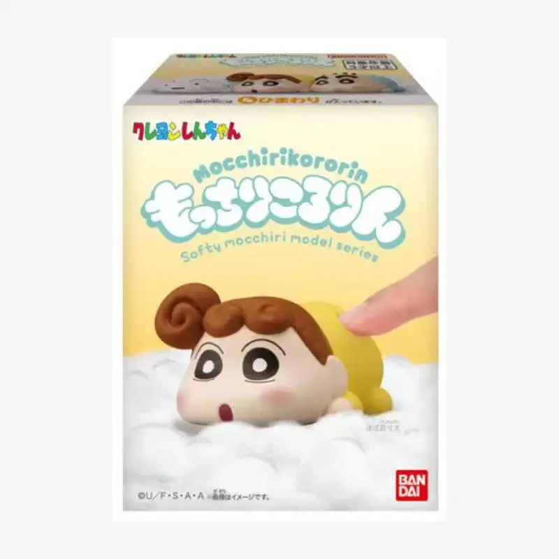Bandai Crayon Shin-chan Lying posture modeling ornament Shin Left Guard Gate A Dai box play Small Hand Shop ornament Toys gifts
