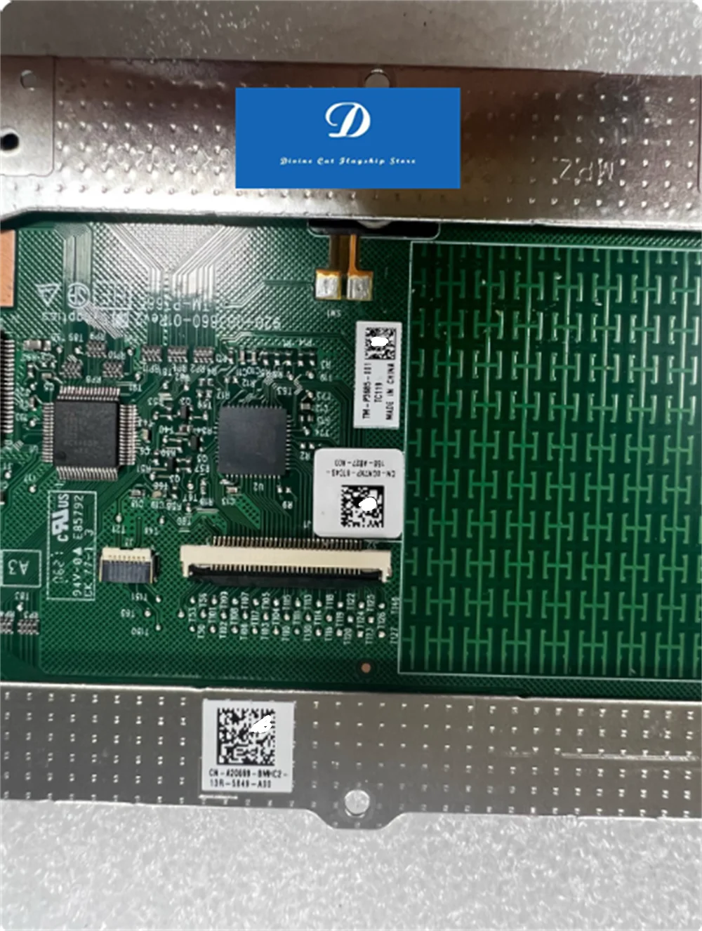 PARA Dell Latitude 5420 0GN7XP A20699 Touchpad prateado com cabo