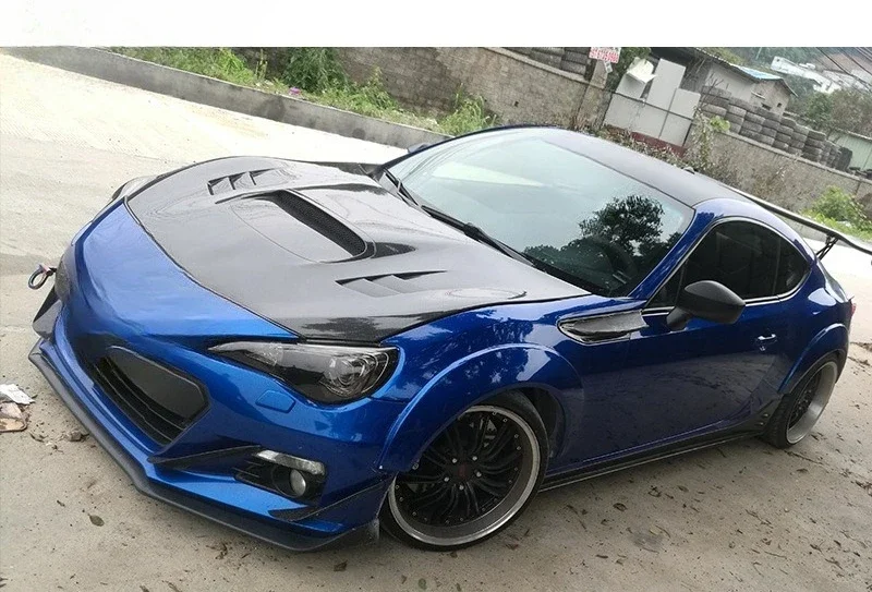 For Subaru BRZ Wide Body Wheel Brow Body Kit Accessories Wide Body Surround Paste Mount No Cut