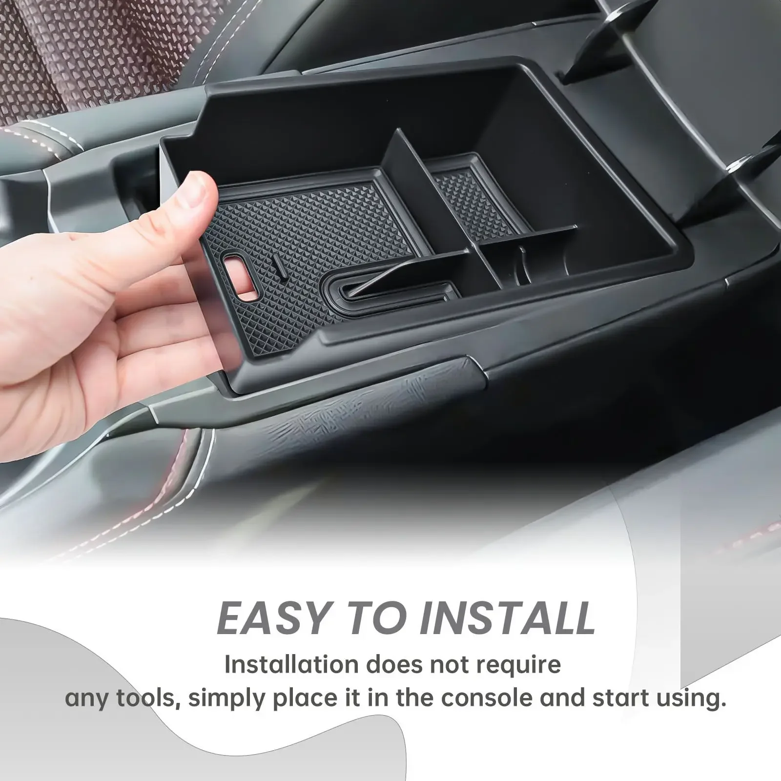 

Center Console Armrest Storage Box Tray for 2025 Nissan Kicks Accessories Interior Car Secondary Holder Center Console Organizer