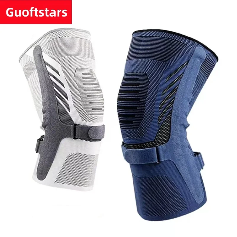 1 Pc Professional Knee Support Compression Knee Sleeve Anti Slip Silicone Knee Braces for Knee Pain Meniscus Tear Sports Running