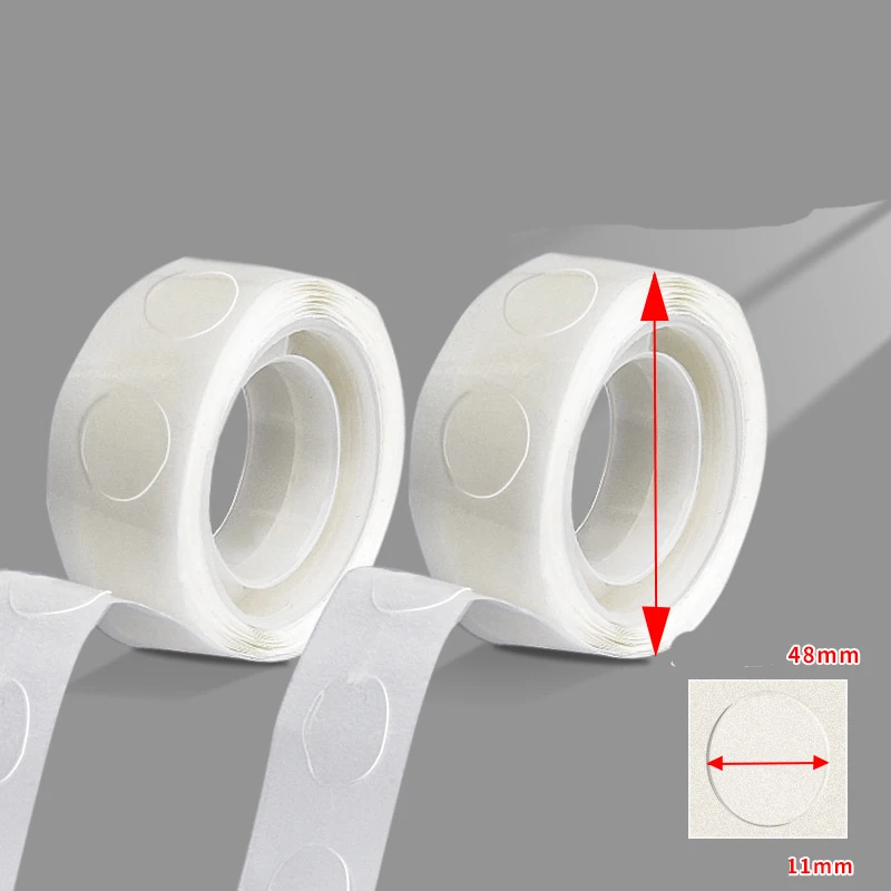 Nano Okrągłe Kropki Mocna Dwustronna Taśma Klejąca Kryształowa Przezroczysta i Bezśladowa Dwustronna Taśma Klejąca w Kropki