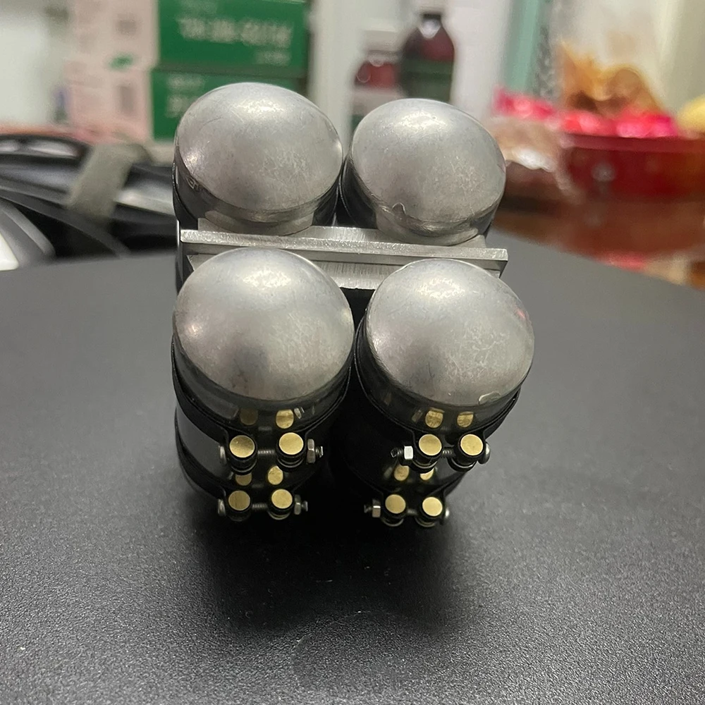 Decoração de tanque de gás de simulação de metal para caminhão 1/14 Tamiya RC SCANIA 770S R620 VOLVO 750 Mercedes-Benz ACTROS 3363 MAN Peças de carro