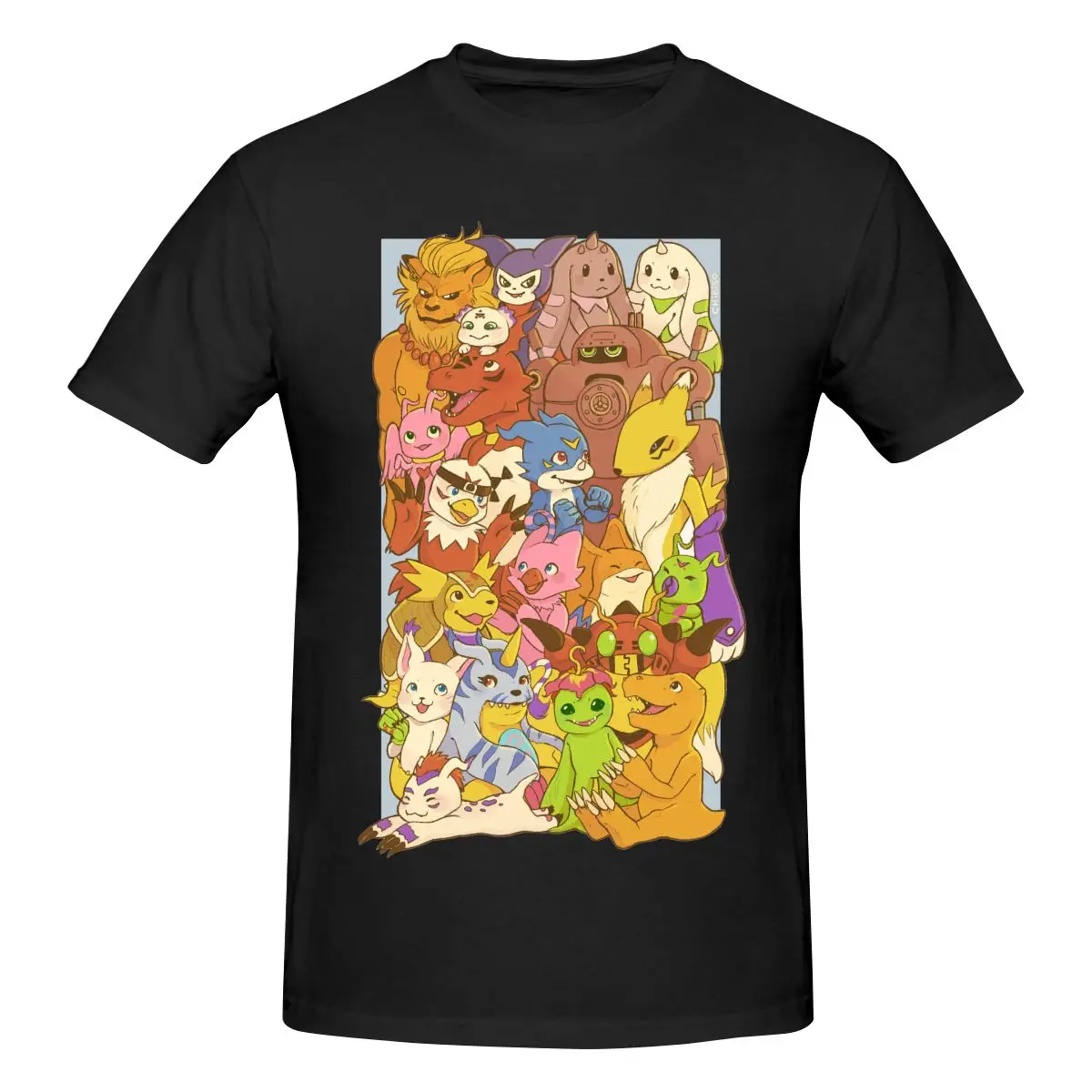 

Digimon Men's Classic Unisex Cotton T-Shirt for Men & Women, Classic Tee