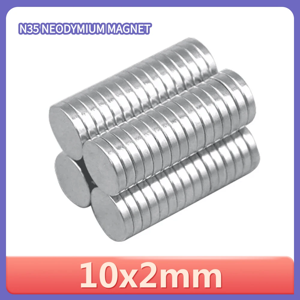 20~400pcs 10x2 mm Round Powerful Magnet Fridge Bulk Sheet Neodymium Disc Magnet 10x2mm Permanent NdFeB Strong Magnets 10*2 mm