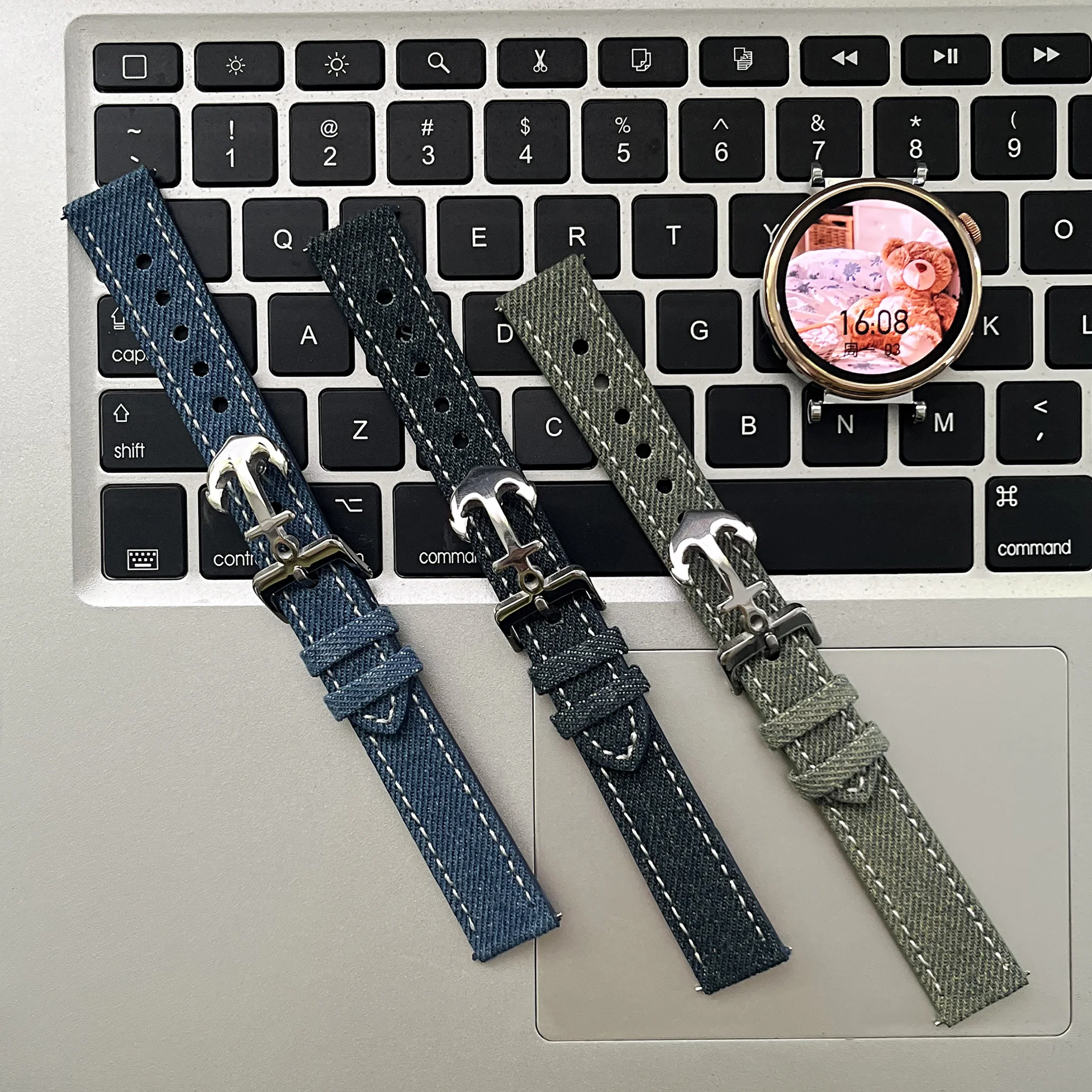 삼성 갤럭시 시계 7 FE 5 Pro 4 6 클래식 44mm 40mm 스포츠 팔찌 correa 가죽 루프 용 시니어 화살표 스트랩 밴드