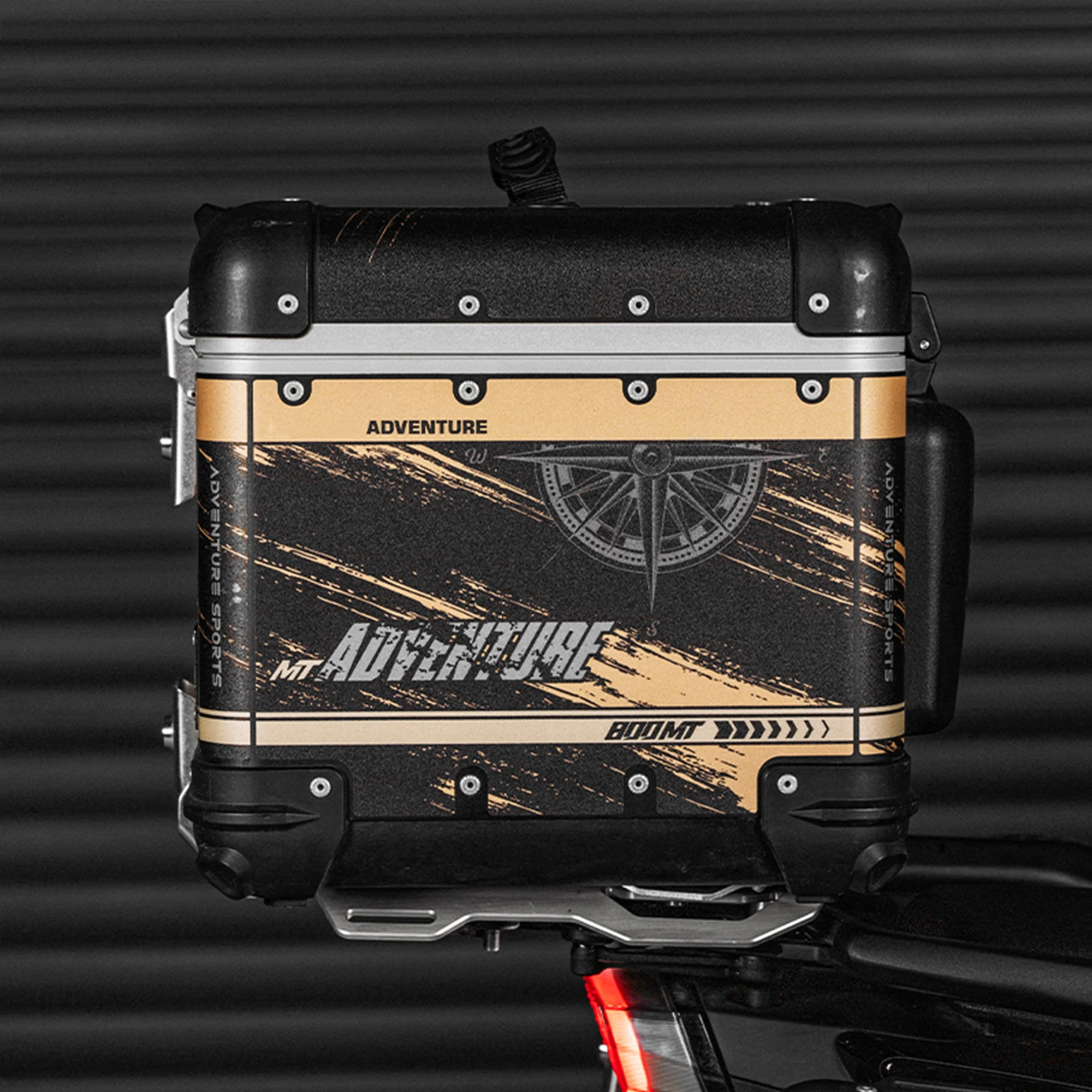 Compatible with 2023 CFMOTO 800MT Three Boxes Stickers Motorcycle Side Top Trunk Decals UV Protection Decor Sticker Mod Parts