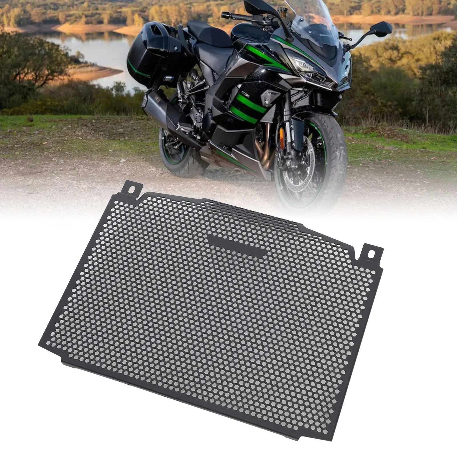 دراجة نارية شبكة المبرد واقية سبائك الألومنيوم خزان المياه معدات الحماية غطاء ل 1000SX Z1000SX 2022 إلى 2023