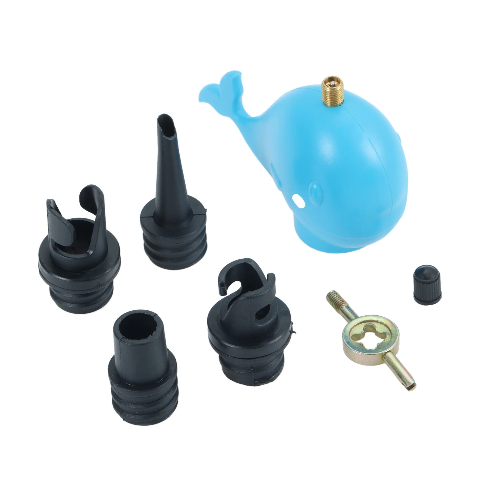 

1 Set Surfboard Pump Valve Adapter Nylon Alloy Rubber Paddleboard Valve Adapter With Nozzles Wrench Kayaks Surfboard Accessories