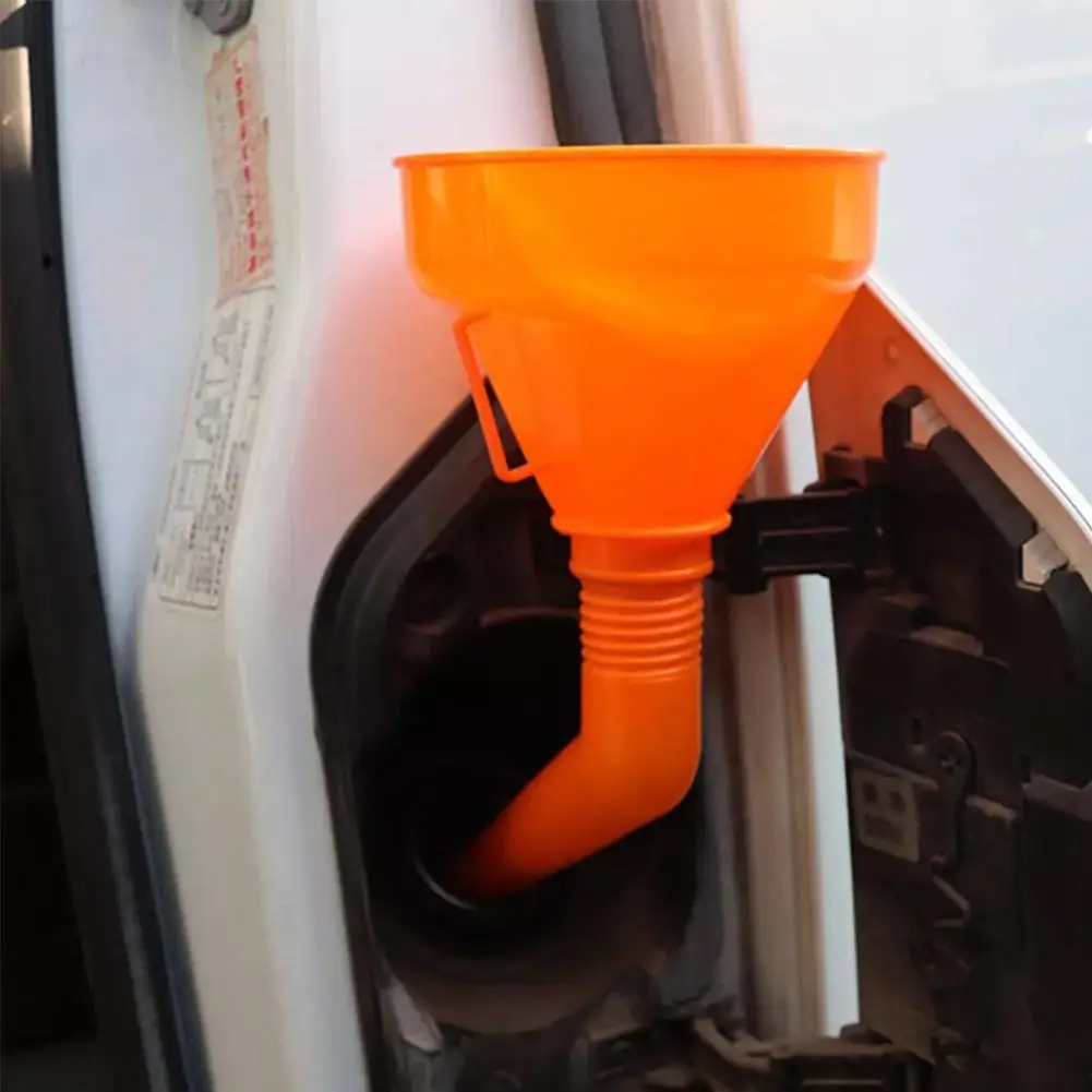 Auto Moto Versatore Olio Imbuto di Rifornimento Anti Spruzzi Beccuccio Lungo Imbuto Olio Benzina Strumento di Rifornimento Accessori Automotive