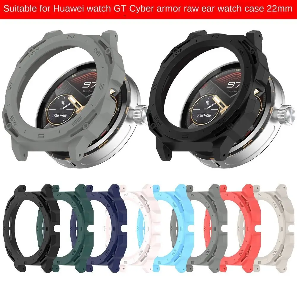 Carcasa suave para reloj inteligente, funda de TPU, armadura, sin Protector de pantalla, parachoques Protector para Huawei Watch GT Cyber