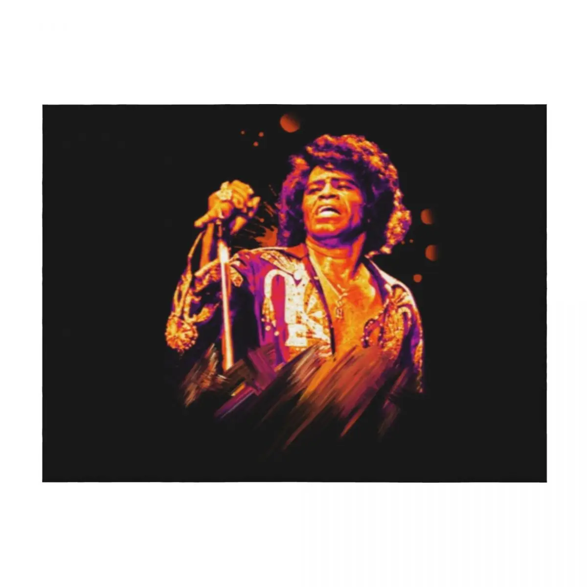 

James Brown T-ShirtJames Brown funk Throw Blanket Kid'S Hair Thin Cute Plaid Blankets