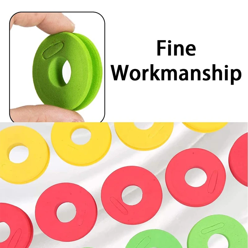 5 Stücke Schaum Schwamm Angelschnur Bord mit 5 Pins Wicklung Eingewickelt Draht Bord Spule Spule Angelzubehör Rig Wickler 3 Größen – Detail 10