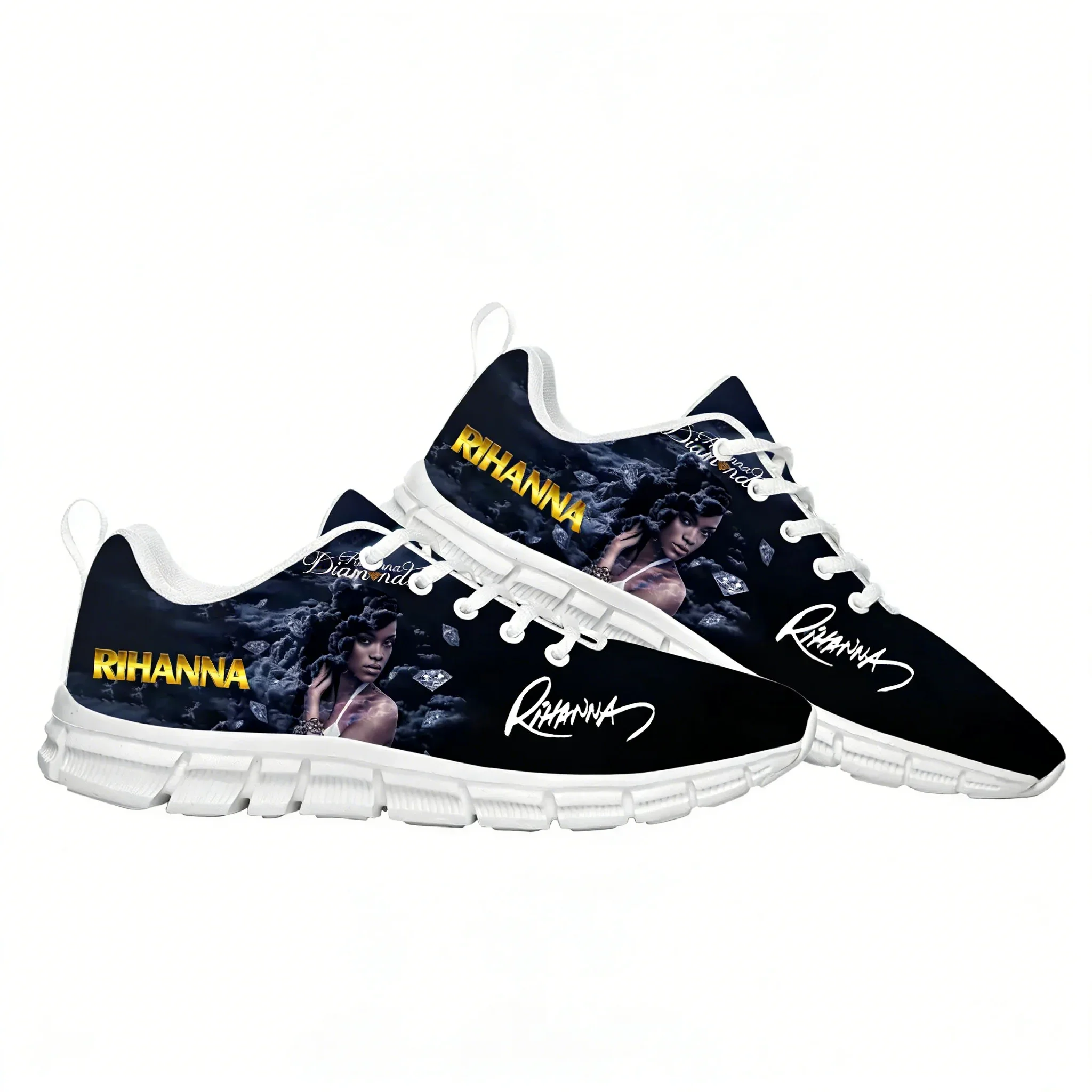 Rihanna Hip-hop Rapper Sports Shoes Mens Womens Sneakers Lightweight Fashion Casual Hiking Sneaker Custom Built Shoes