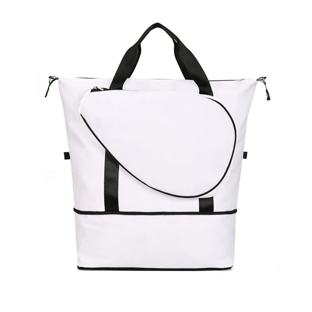 

Новая расширяемая сумка для ракеток для бадминтона, большая вместительная водонепроницаемая сумка для фитнеса, многофункциональная прочная сумка для тенниса на плечо