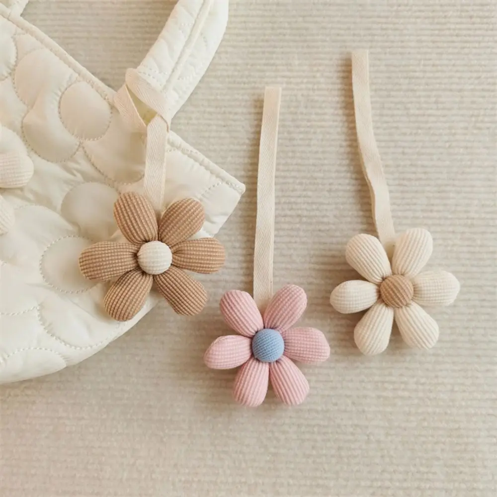 Cloth Flower Bag Pendant Bag Match Accessories Stuffed Fresh Backpack Decoration Korean Style Bag Charms Floral Lanyard Gift