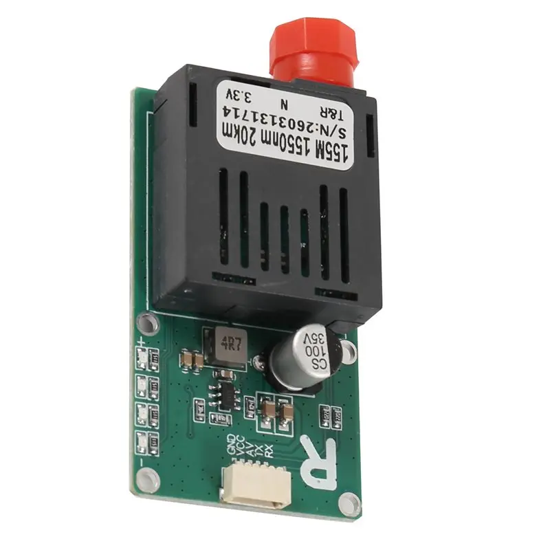 

FEDI-For FPV Drone Compatible 20KM TTL Optical Transceiver Module FC Optical Terminal Equipment CRSF/UART/SUBS Fiber Optic Port