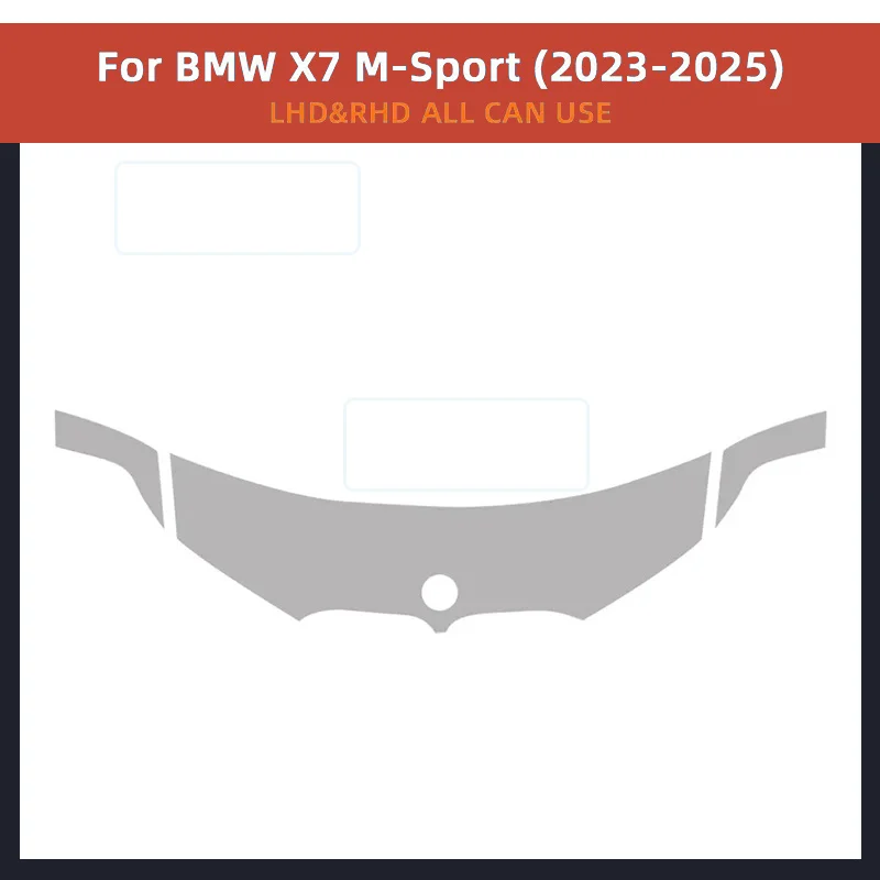 bmw-x7-m-sport-2023-2024-2025用プレカット塗装保護フィルム-クリアブラ-ppfキット-傷防止tpu-ボンネットフロントステッカーフィルム