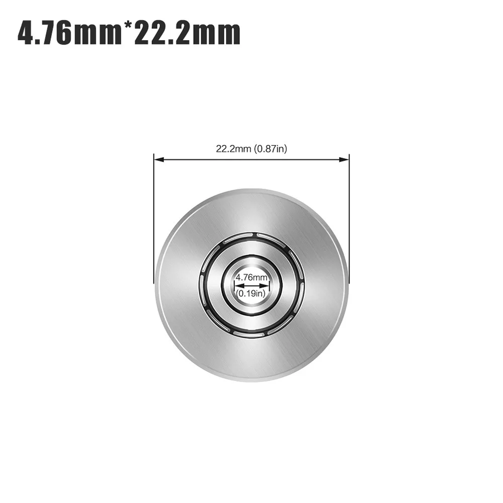 1Pcs 4.76mm 6.35mm 9mm Woodworking Bearing Steel Top Mounted Router Bit Bearing 1/2