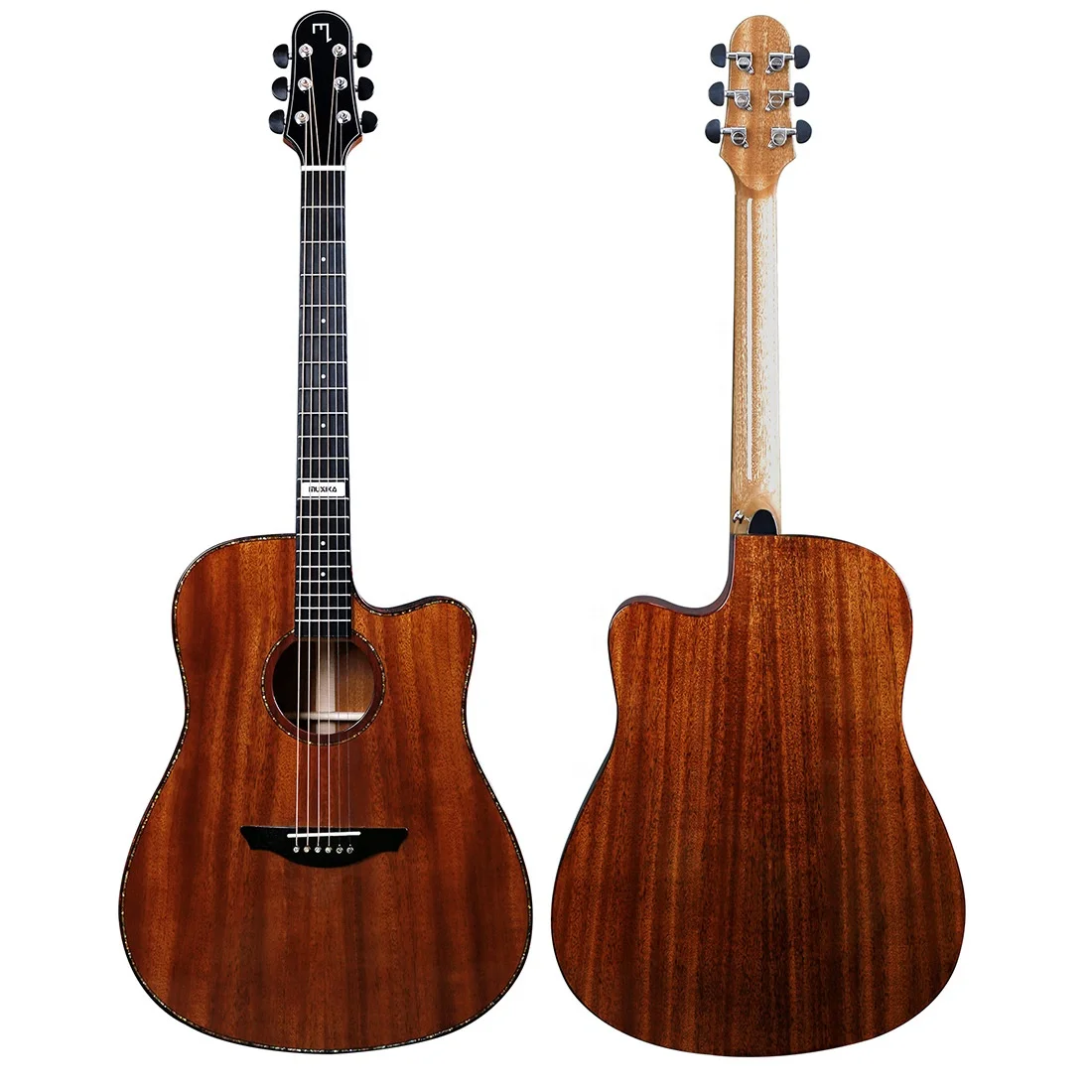 Manufacturer Direct Sales 41 Inch Acoustic African Natural Wood Panel Entry Premium Acoustic Guitar