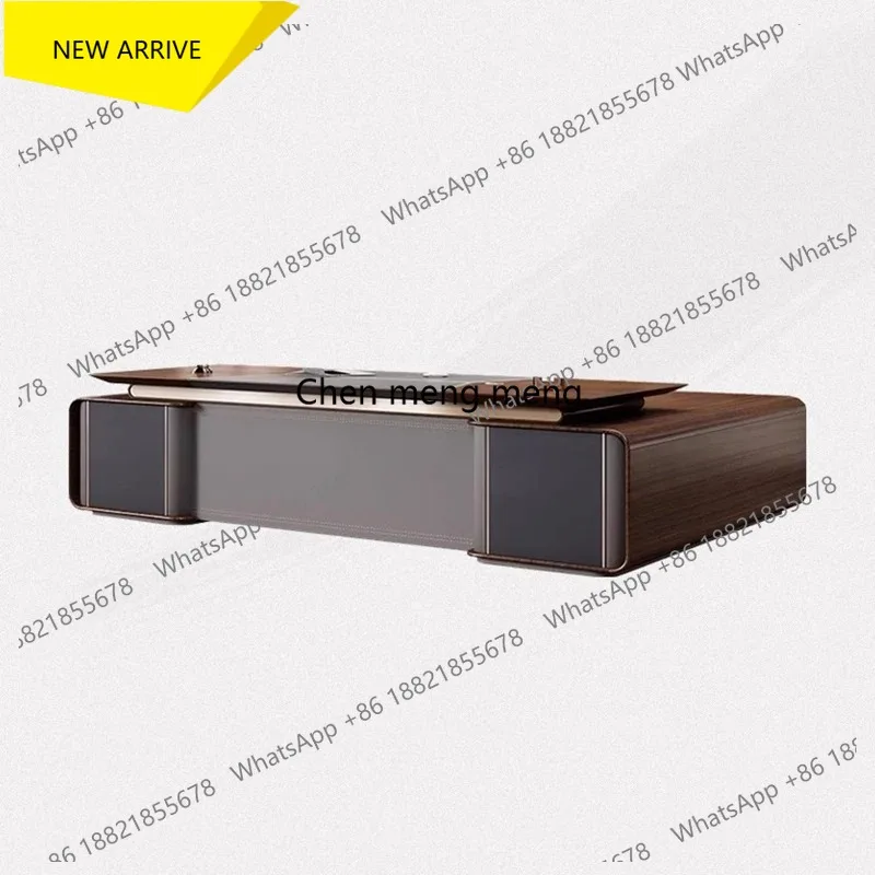 B178 Strong Wooden Executive Desk Luxury Designer Luxury Wood Office Desks Drawers Modern Large Mesas De Escritorio