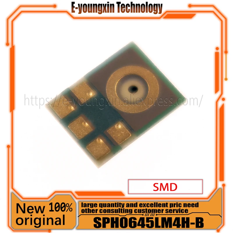 100% New Original in stock SPH0645LM4H-B SMD SPH0645LM4H